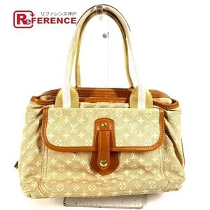 LOUIS VUITTON Monogram Sac Marie Kate Bag Handbag Tote Canvas Beige